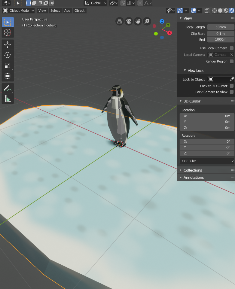 Lowpoly Penguin preview image 1